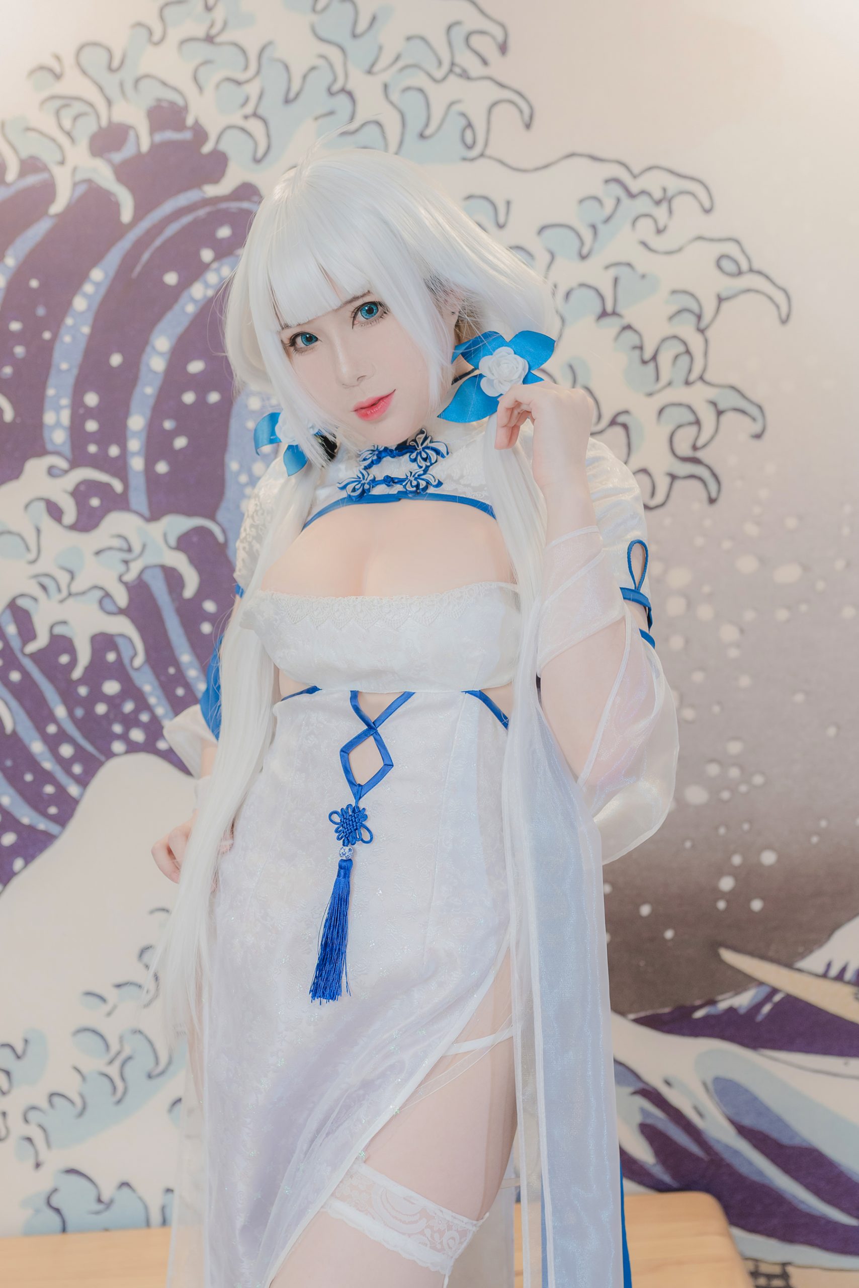 [网红Coser]羊大真人- 钟情春日摄影图集百度云下载