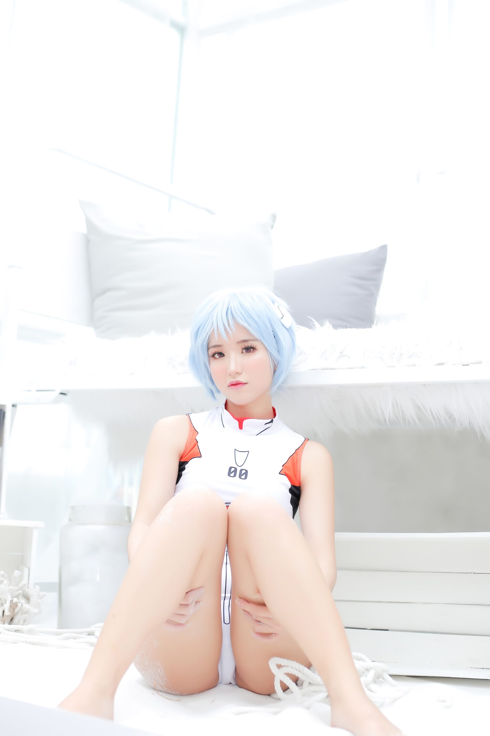 [越南Coser]Chono Black - NO.08 绫波丽泳装摄影图集百度云下载