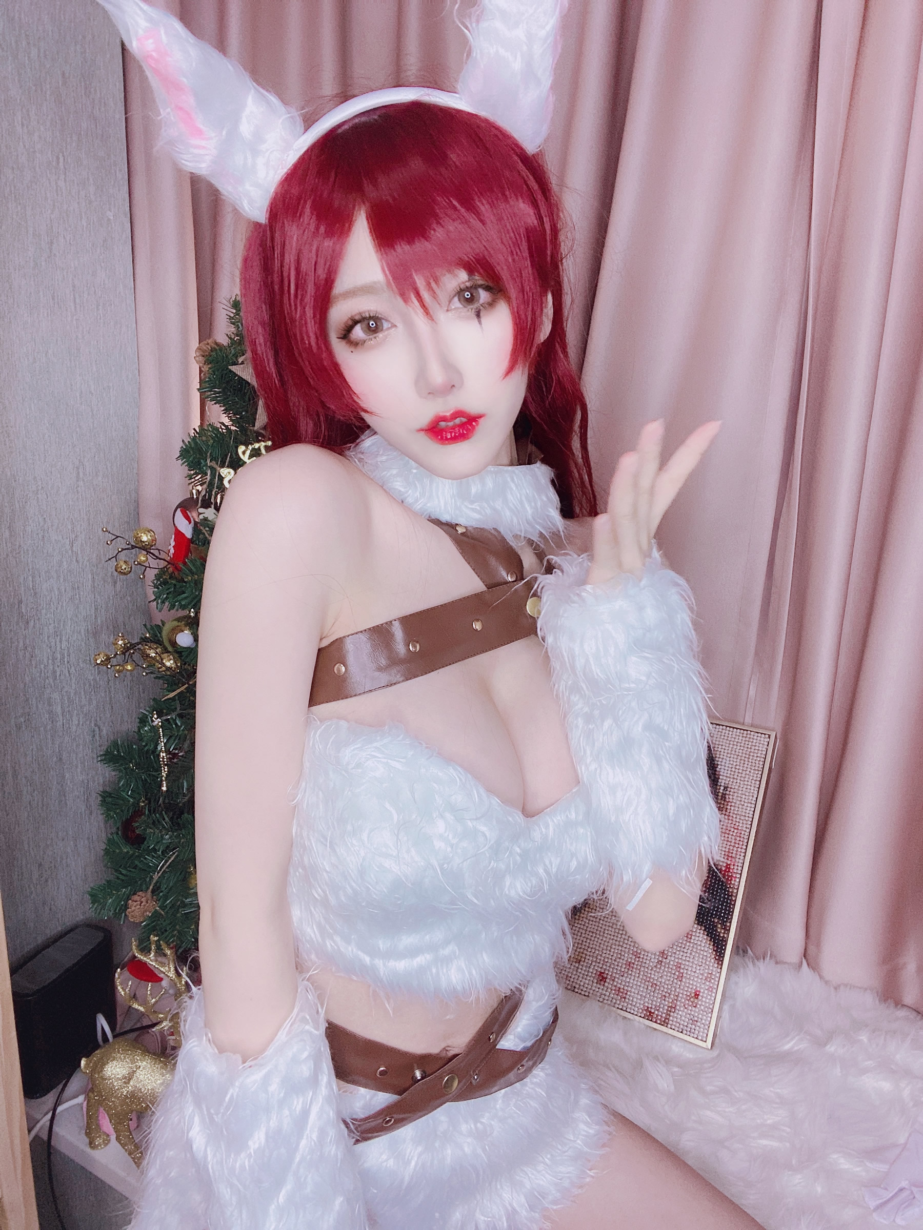 [网红Coser]啾小研 NO.02 暗夜猫女摄影图集百度云下载