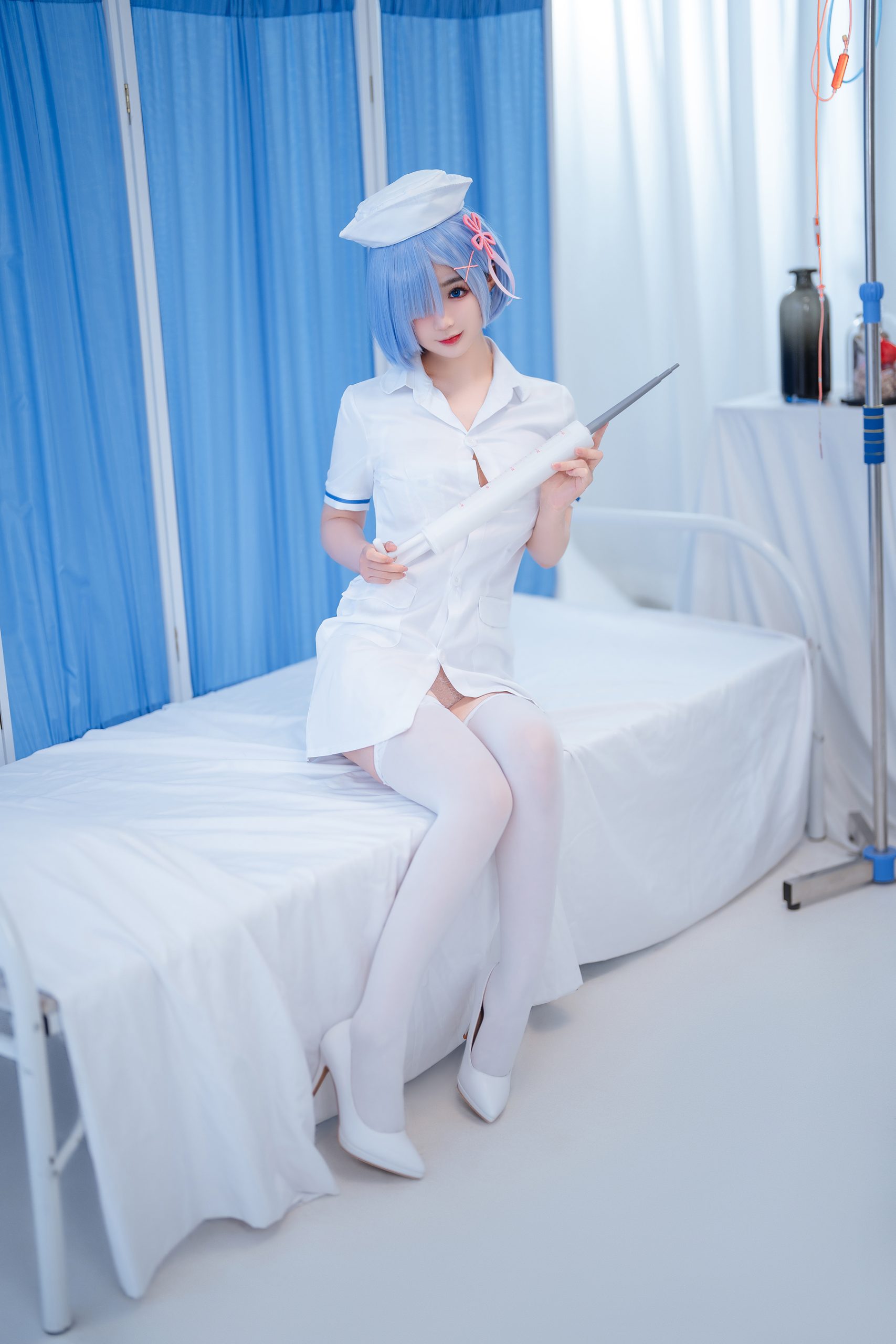 [人气Coser](樱井宁宁)桜井宁宁 NO.061 雷姆护士摄影图集百度云下载