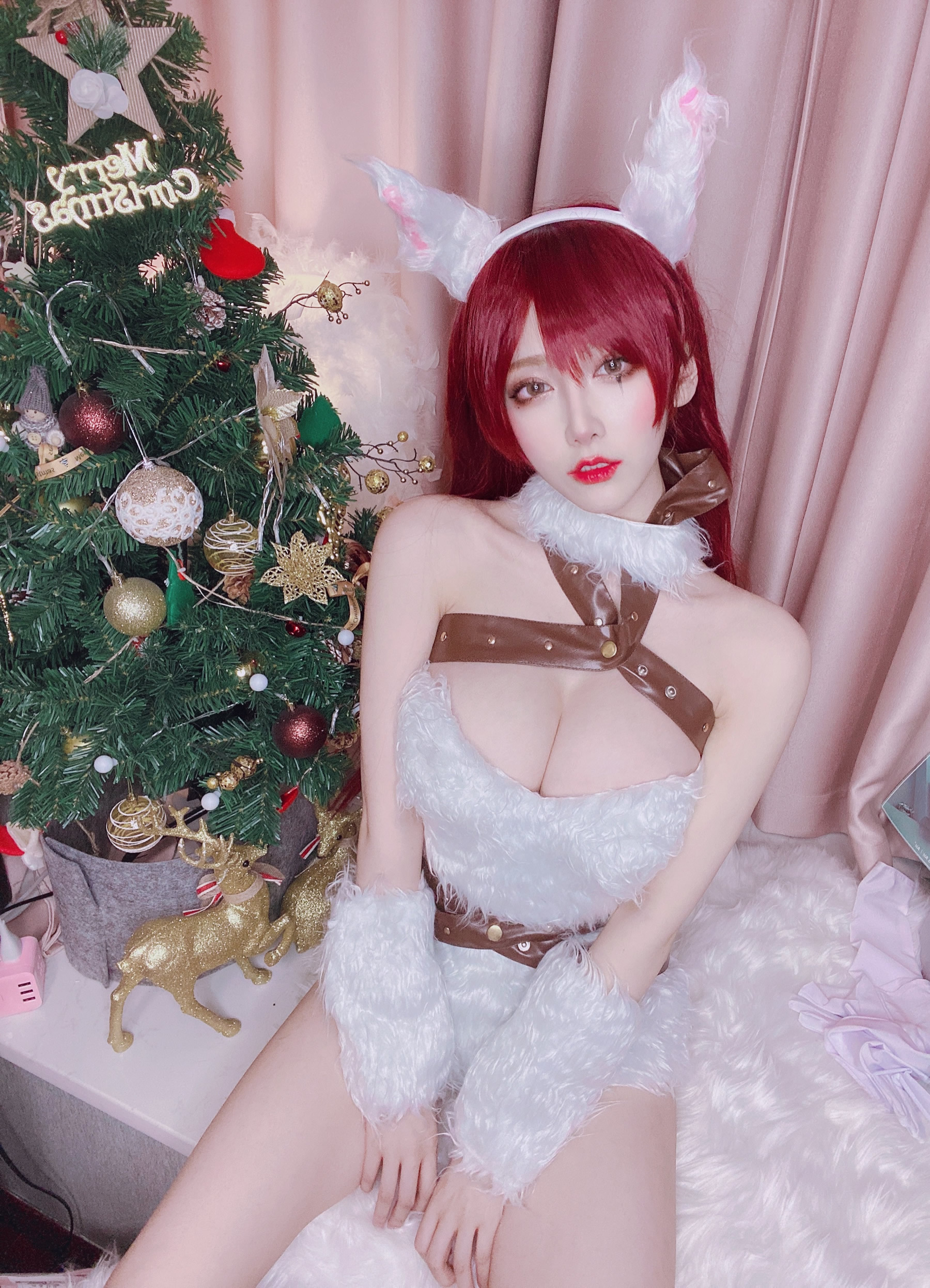 [网红Coser]啾小研 NO.02 暗夜猫女摄影图集百度云下载