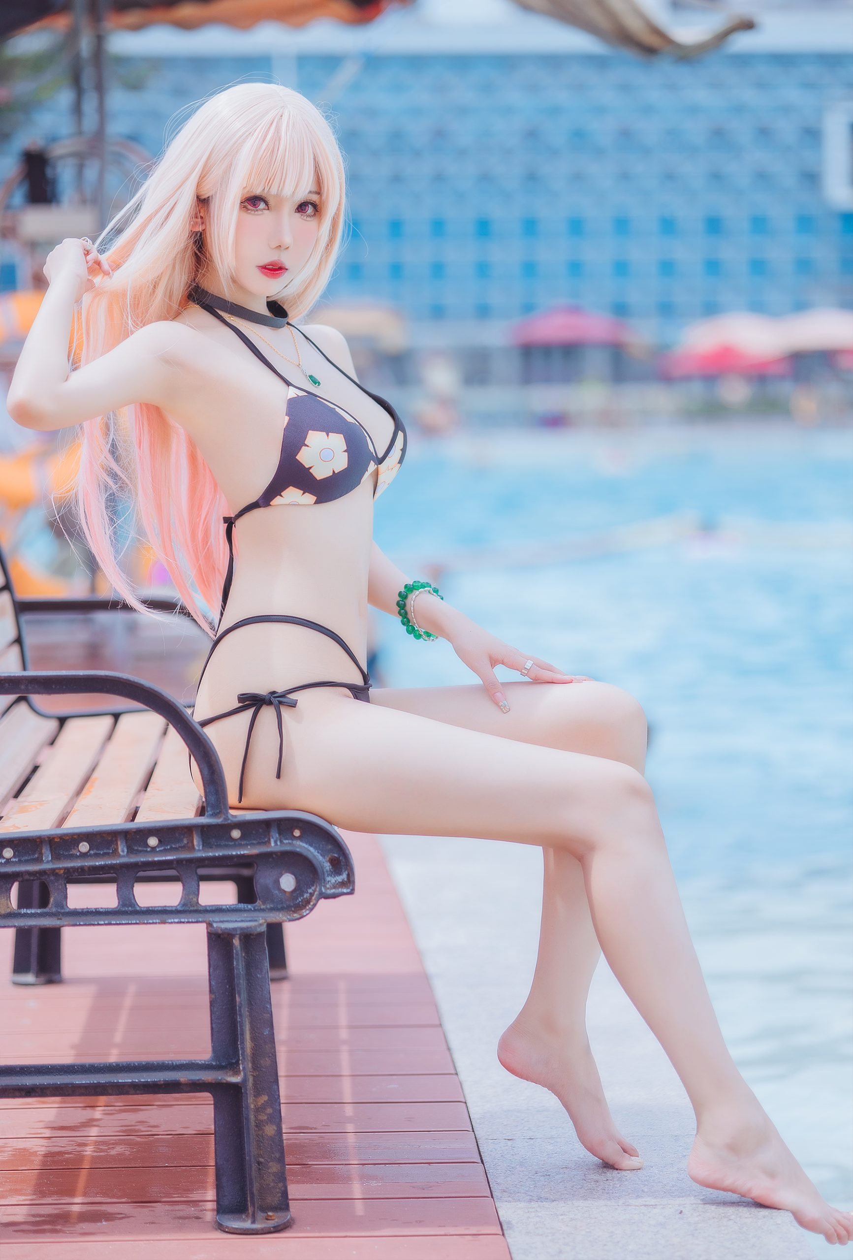 [网红Coser]仙女月 - NO.06 喜多川泳装 摄影图集百度云下载