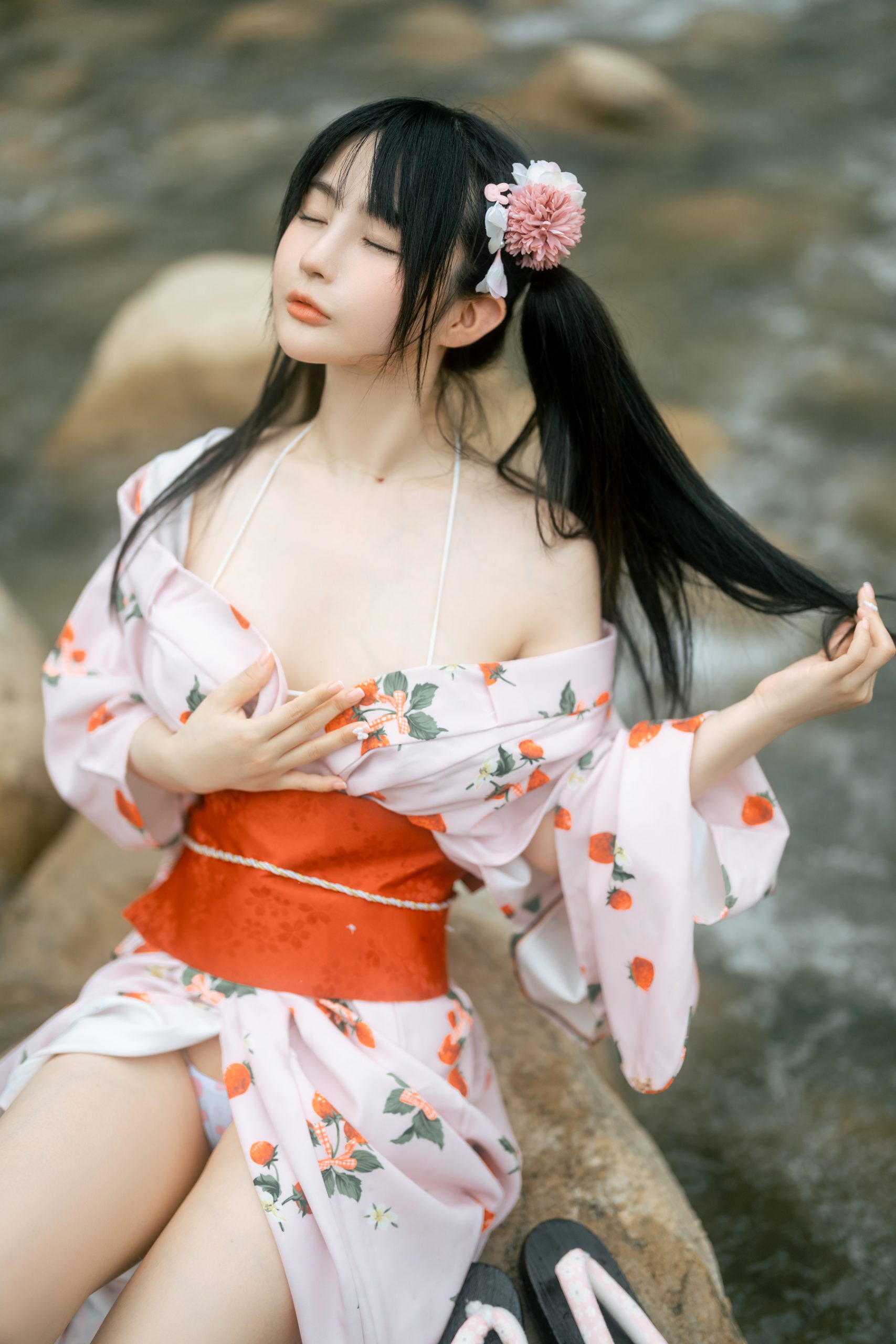 [人气Coser](樱井宁宁)桜井宁宁 NO.063 浴衣摄影图集百度云下载