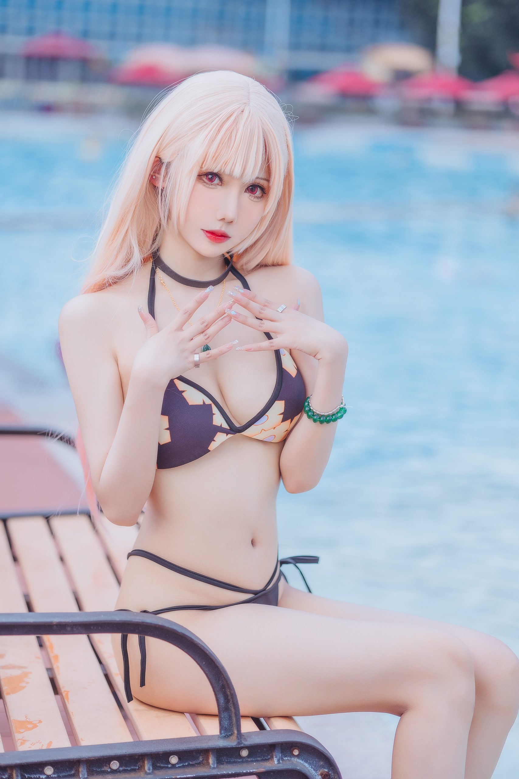 [网红Coser]仙女月 - NO.06 喜多川泳装 摄影图集百度云下载