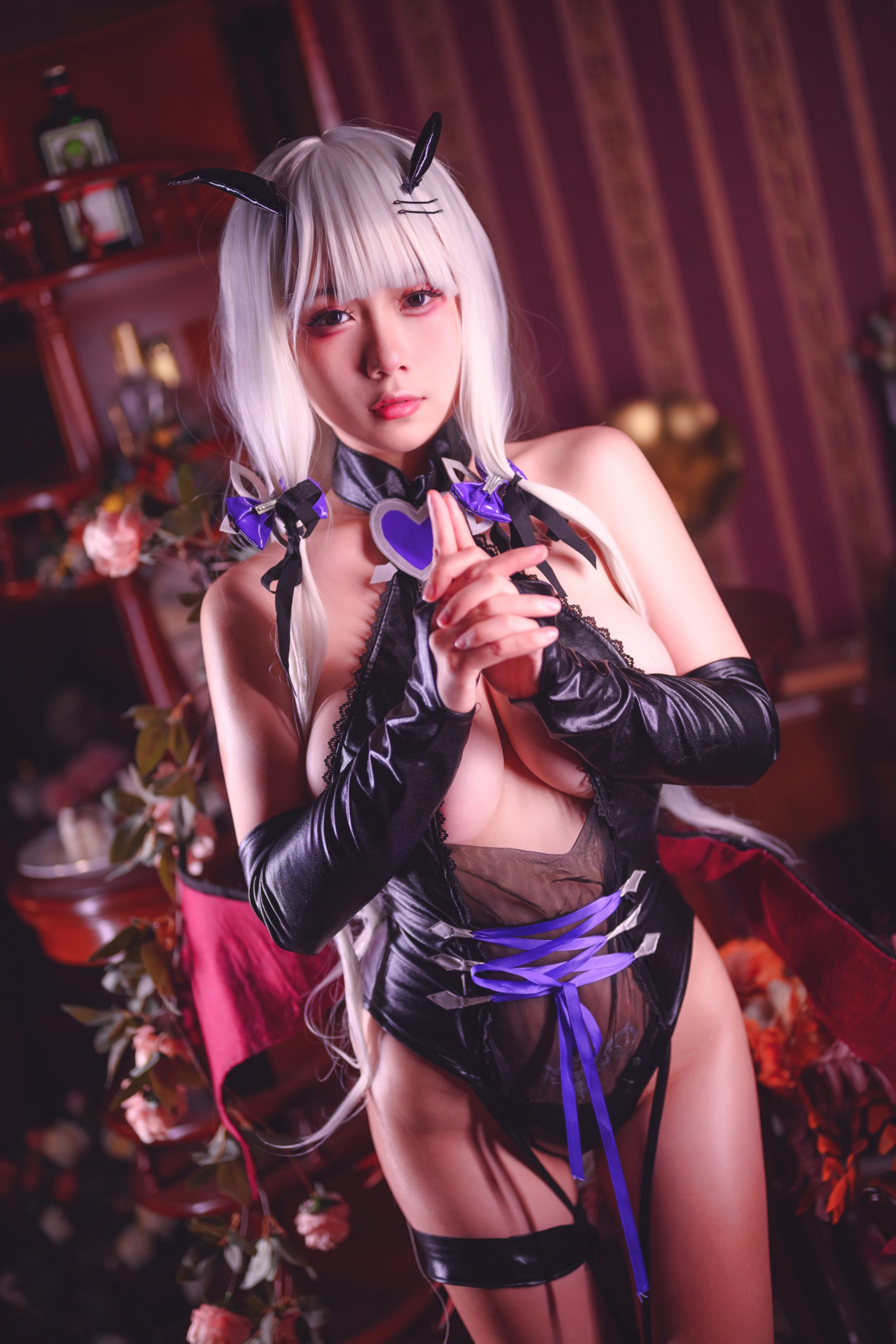 [网红Coser]末夜787 - NO.06 碧蓝航线 光辉魅魔 摄影图集百度云下载