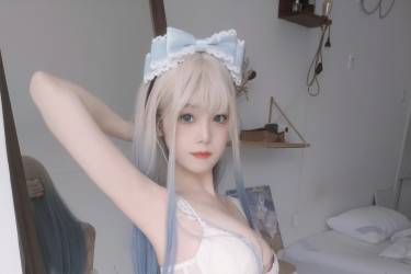 [网红Coser]蜜汁猫裘 NO.086 蓝女仆baby [27P2V-408MB]摄影图集百度云下载